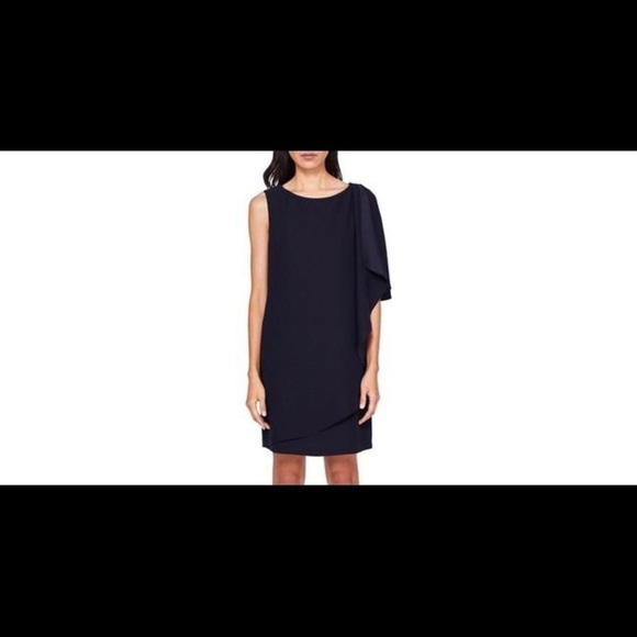 NWT. Ted Baker 6 Aubreey One Sided Drape Tunic Dress. - Picture 1 of 15